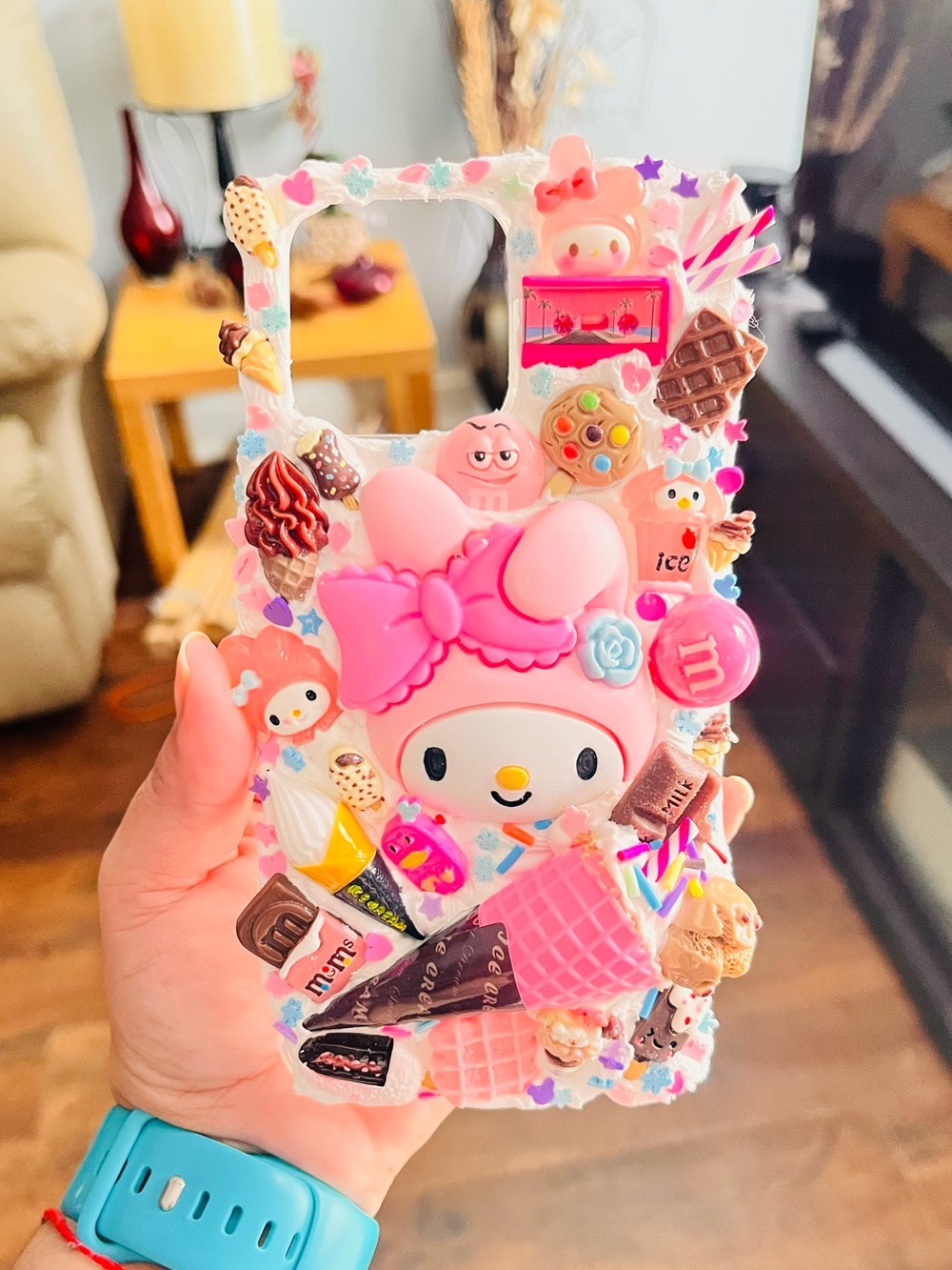 Handmade Kawaii Phone Case Melody and Ice cream Custom For any Phone model